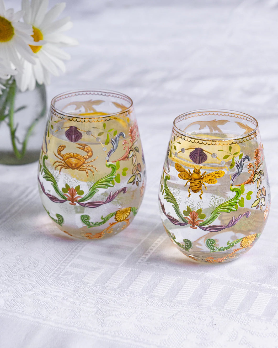 GLASS TUMBLER SET LARGE MAJESTIC COAST - SET OF 2 GLASSES