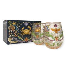 Load image into Gallery viewer, GLASS TUMBLER SET LARGE MAJESTIC COAST - SET OF 2 GLASSES