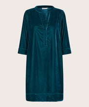 Load image into Gallery viewer, NOKOLO VELVET DRESS - REFLECT POND