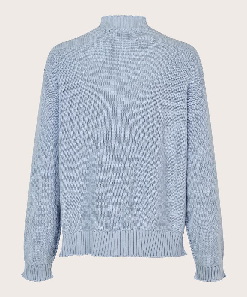 LANDON CARDIGAN - BLUE FOG