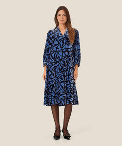 NEJALU DRESS - FEDERAL BLUE