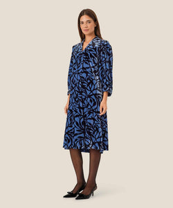 NEJALU DRESS - FEDERAL BLUE