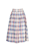 Load image into Gallery viewer, TANGIER PLAID SKIRT - PINK
