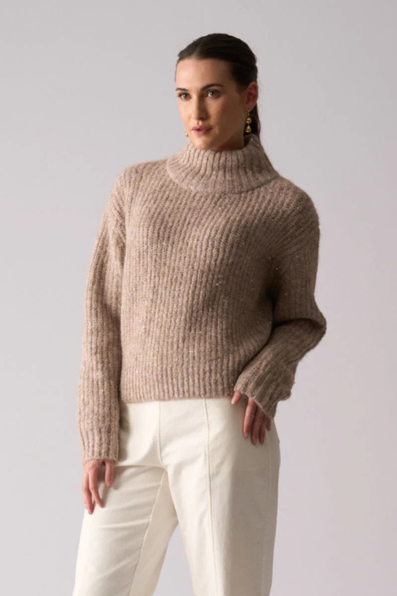 GLOW GETTER SWEATER - OAT