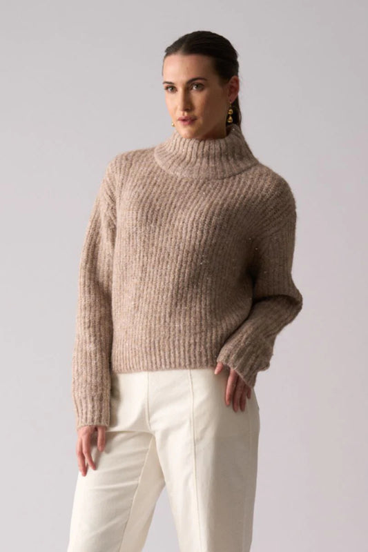 GLOW GETTER SWEATER - OAT