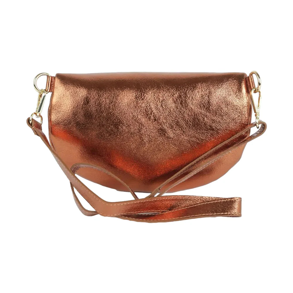 METALLIC BUM BAG - BRONZE