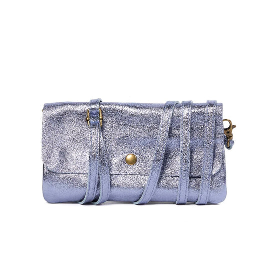 METALLIC MEDIUM TOTE - LILAC
