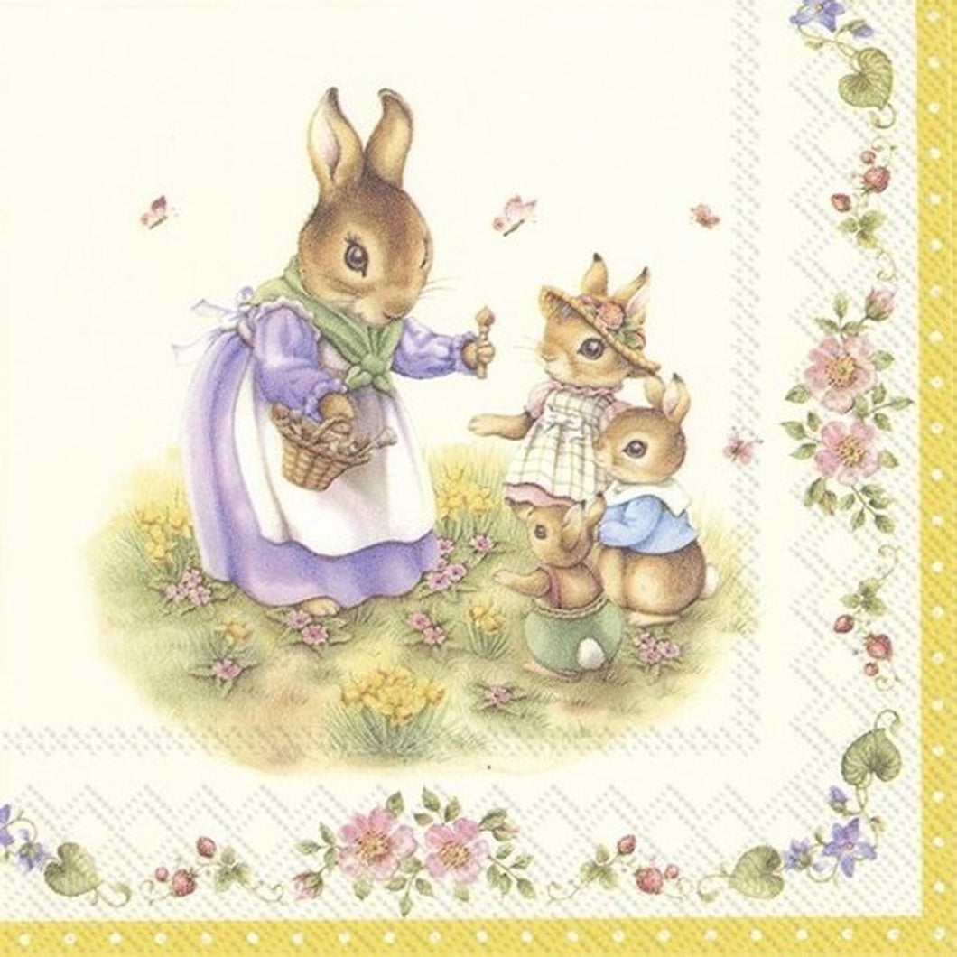 LUNCH NAPKIN - EASTER SPRING FANTASY EGG