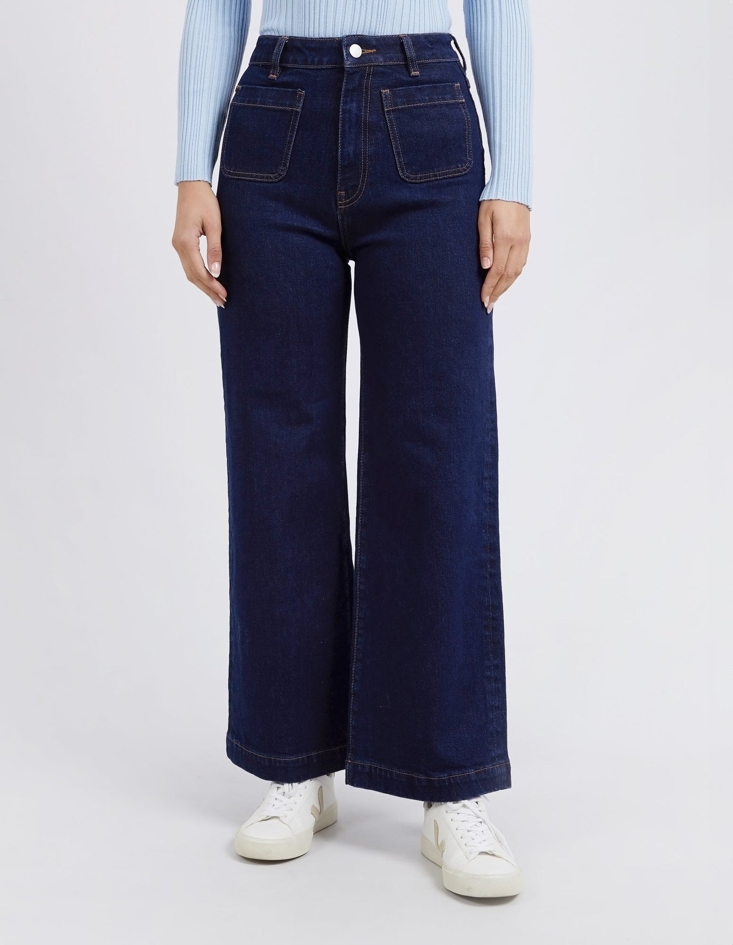 SARAH WIDE LEG JEAN - INDIGO