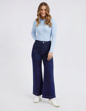Load image into Gallery viewer, SARAH WIDE LEG JEAN - INDIGO
