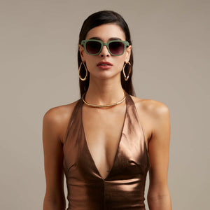GIOVANNI UNISEX SUNGLASSES - GREEN