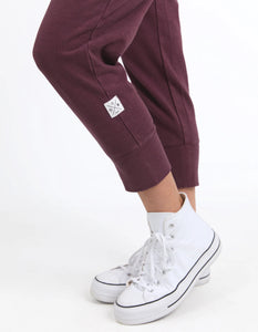BRUNCH PANT - MERLOT