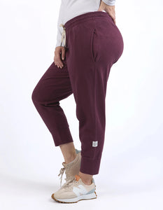 BRUNCH PANT - MERLOT