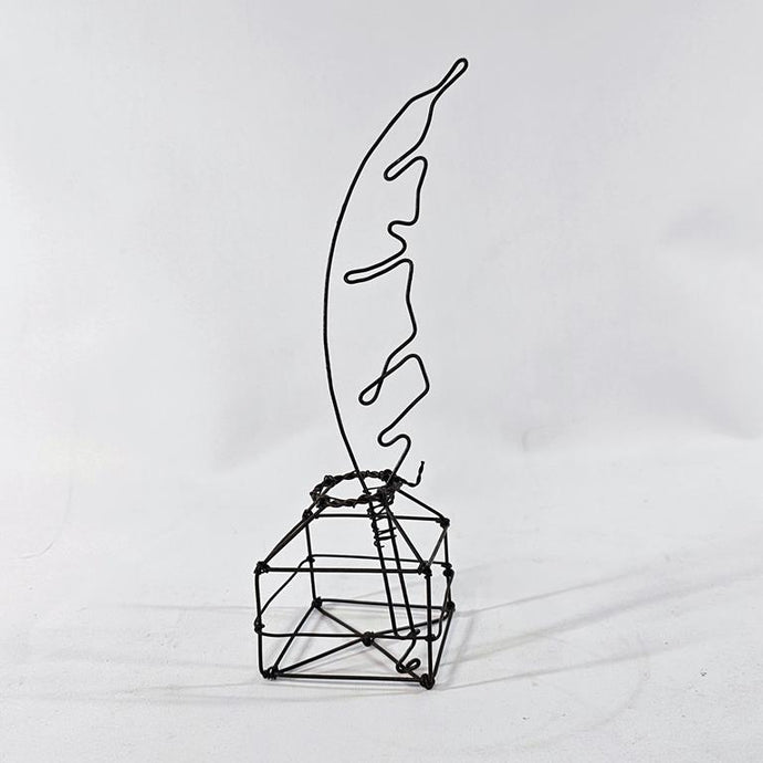 Wire Ink Pot Sculpture