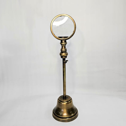 MAGNIFYING ADJUSTABLE CANDLE HOLDER - BRONZE COLOUR