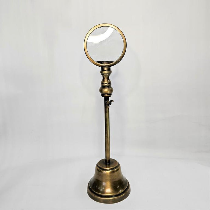 MAGNIFYING ADJUSTABLE CANDLE HOLDER - BRONZE COLOUR