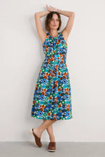 Load image into Gallery viewer, BELLE DRESS - SCREENPRINT FLORAL CHALK