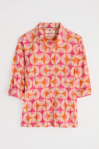 LARISSA SHIRT - SUN GEO MARIGOLD