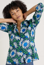 Load image into Gallery viewer, LARISSA SHIRT - BOLD SUNFLOWER MARINE