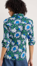 Load image into Gallery viewer, LARISSA SHIRT - BOLD SUNFLOWER MARINE
