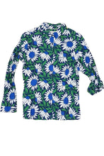Load image into Gallery viewer, LARISSA SHIRT - BOLD SUNFLOWER MARINE