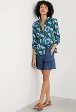 Load image into Gallery viewer, LARISSA SHIRT - BOLD SUNFLOWER MARINE