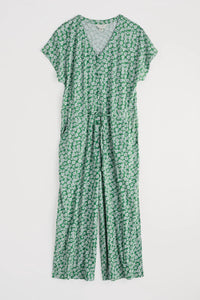 ROSE TRELLIS JUMPSUIT - SCREENPRINT DAISY ISLAND