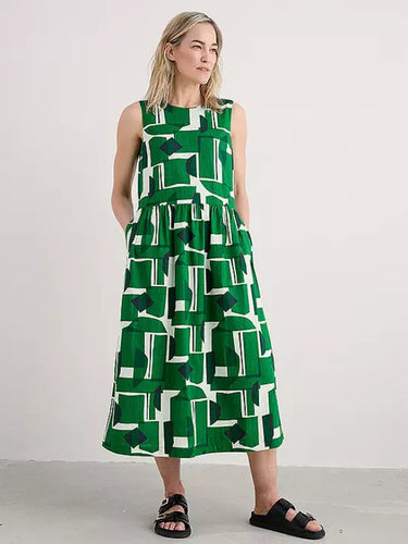 SLEEVELESS BROUSE DRESS - PAPER FORMS ISLAND