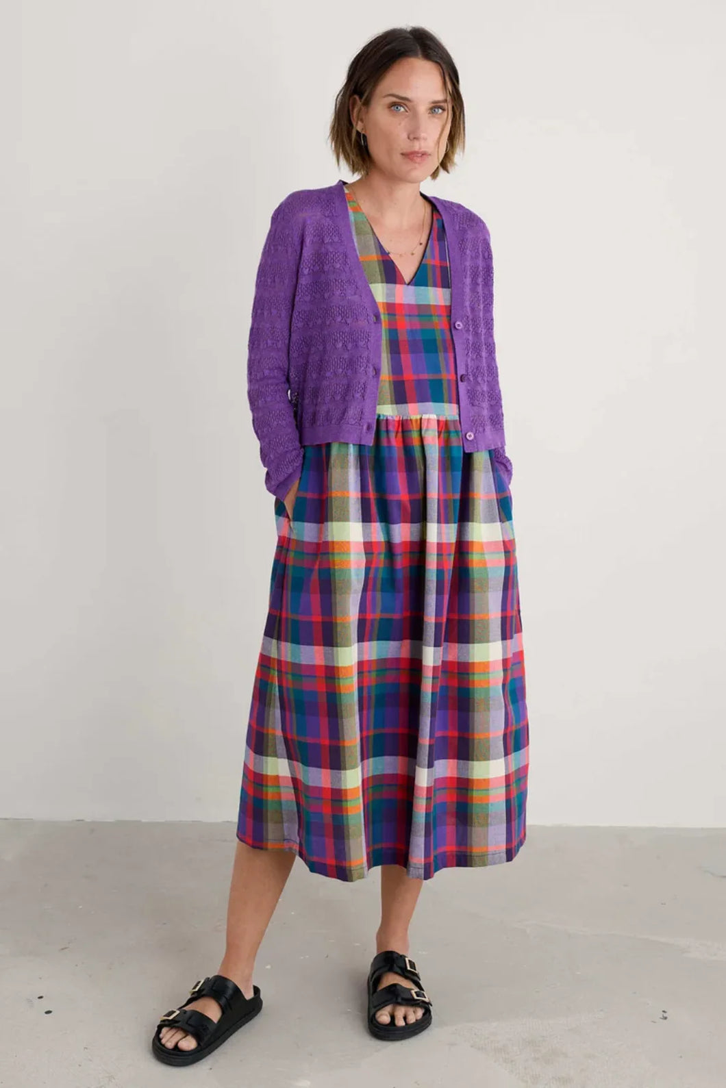 SWEET DAY CARDIGAN - PANSY