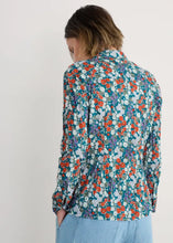 Load image into Gallery viewer, LARISSA SHIRT - WILD HOLLYHOCK DARK DRIFT