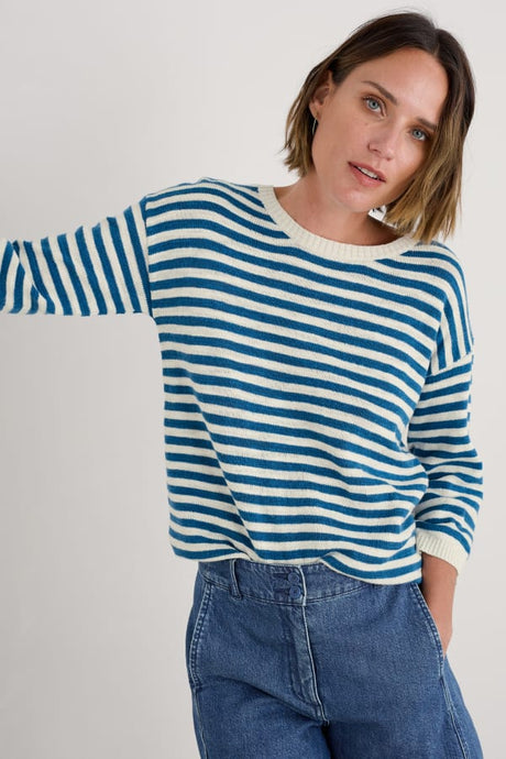 KNAVOCK JUMPER - MINI CORNISH SAILOR ECRU