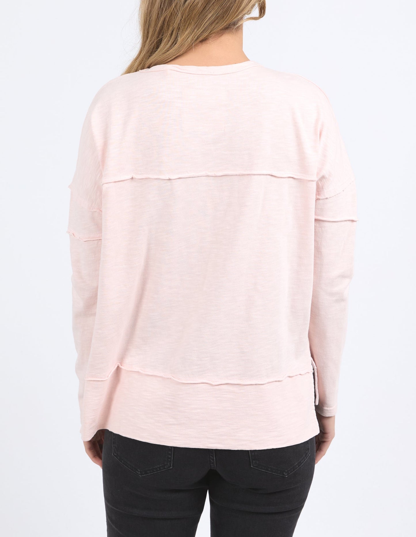 JAYNE THROW ON TOP - PALE PINK