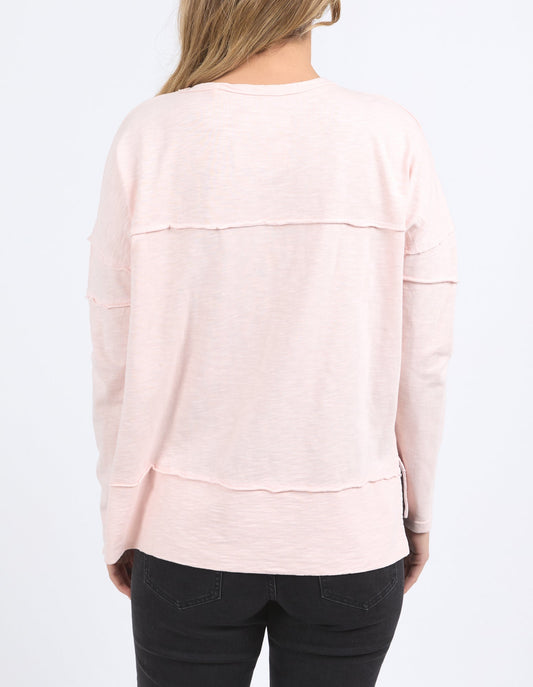 JAYNE THROW ON TOP - PALE PINK