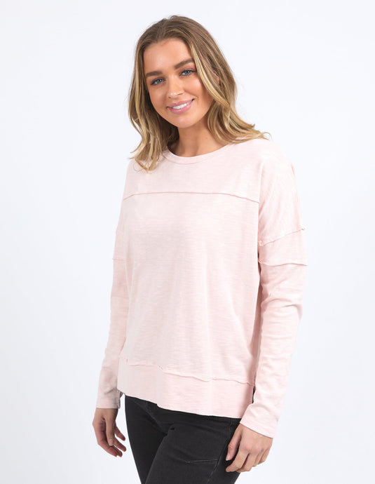 JAYNE THROW ON TOP - PALE PINK