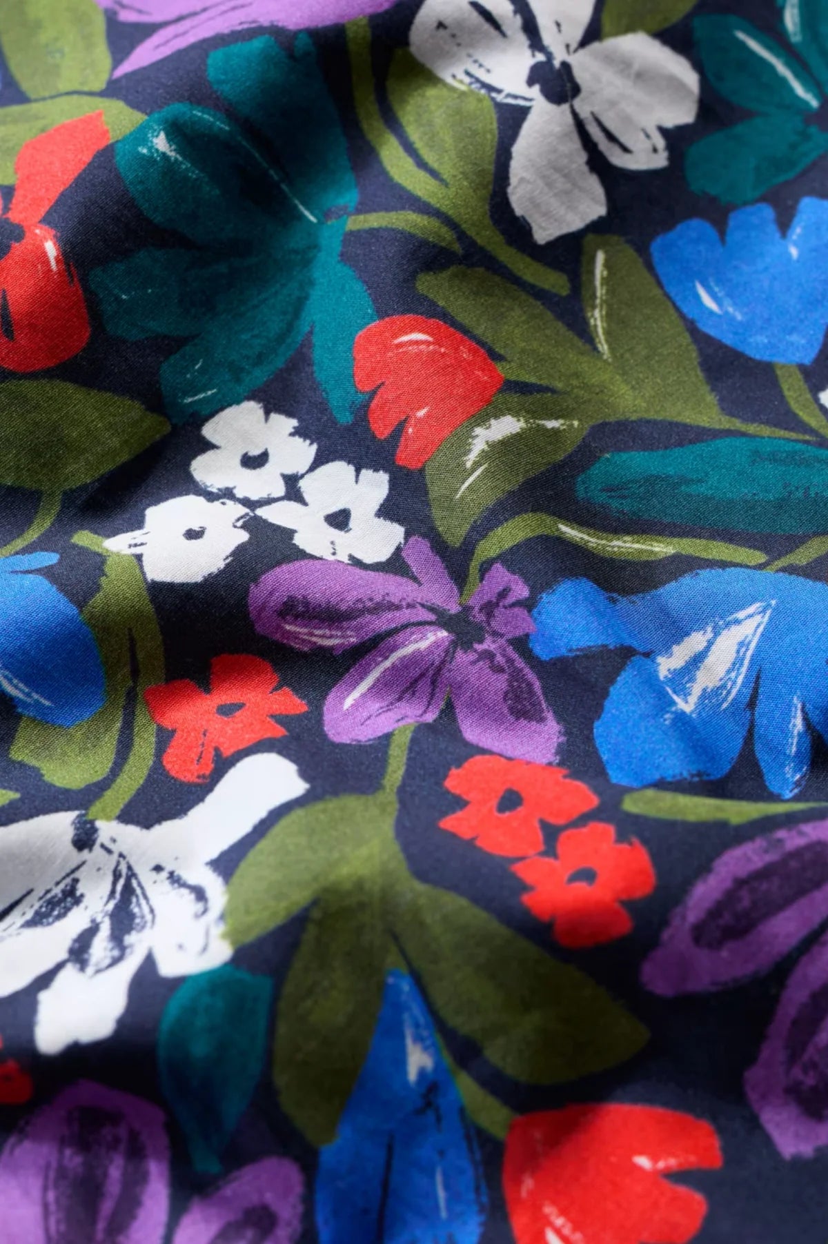 SKY BEYOND DRESS - CRAYON FLORAL MARITIME