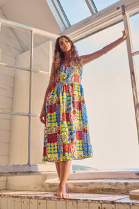 LOWLAND HEATHER DRESS - HEADLAND PATCHWORK MIX