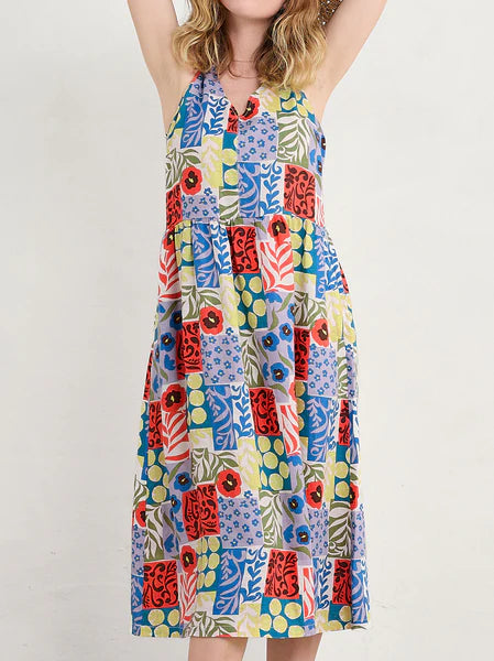 LOWLAND HEATHER DRESS - HEADLAND PATCHWORK MIX
