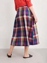 Load image into Gallery viewer, JAMBOREE SKIRT - FLORABUNDA MULTI DAMSON