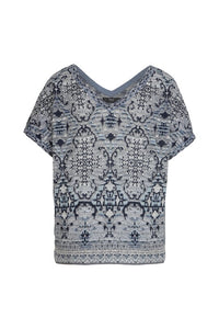 V-NECK PULLOVER - MOROCCO PATTERN