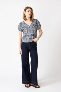 V-NECK PULLOVER - MOROCCO PATTERN
