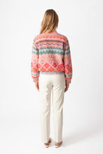 Load image into Gallery viewer, BOMBER JACKET - MOROCCO PATTERN - CORAL