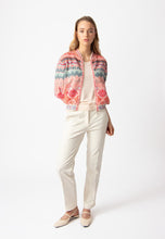 Load image into Gallery viewer, BOMBER JACKET - MOROCCO PATTERN - CORAL