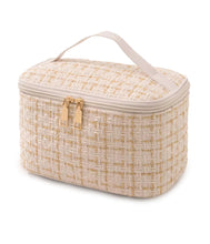 Load image into Gallery viewer, COSMETIC TRAVEL BAG - LATTICE