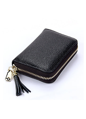 LEATHER RFID CARD HOLDER