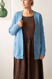 CHARLI CARDIGAN - LICHEN BLUE