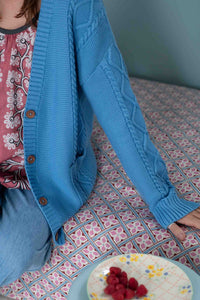 CHARLI CARDIGAN - LICHEN BLUE