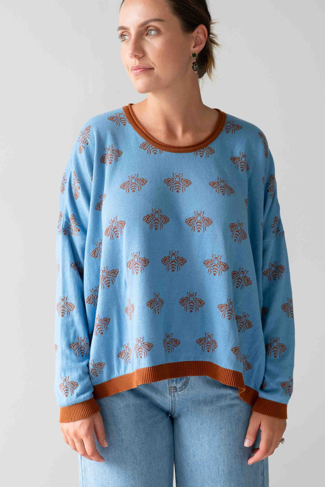 ANOUK JUMPER - BLUE BEES