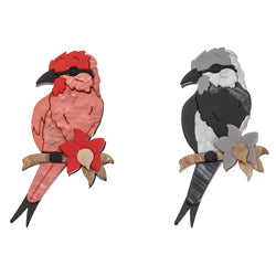 SIA BROOCH - BIRD ON A STICK