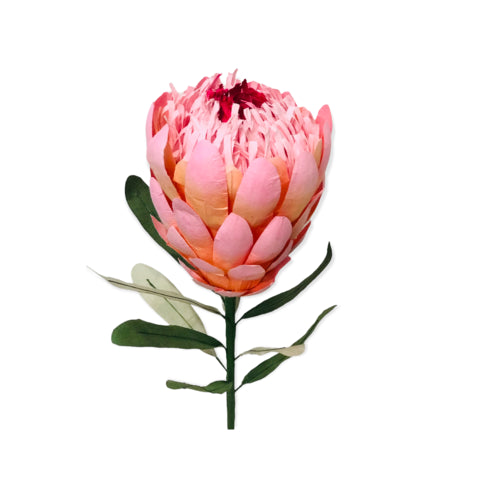 PAPER FLOWER SHOP PINK PRINCESS PROTEA STEM
