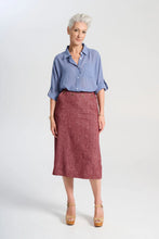 Load image into Gallery viewer, HELBURN HAVEN SKIRT - VINO